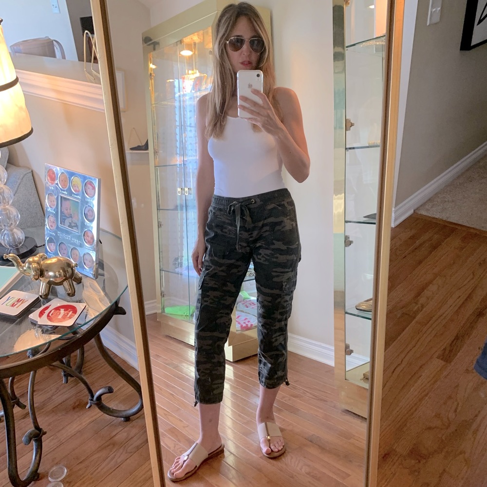 ARMY FATIGUED CARGO PANTS ☀️
